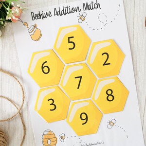 Preschool Counting Activity Kindergarten Math Worksheet | Etsy