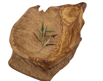 Natural fruit bowl 41 cm in olive wood (3520L)