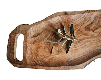 Olive wood serving platter, gift idea (6173)