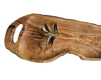 Olive wood serving platter, gift idea (6172)