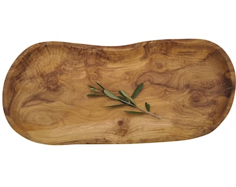 Olive wood fruit tray (6708)