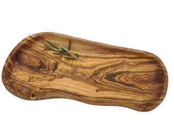 Olive wood fruit tray (6710)