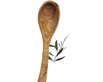 Cucharón de madera de olivo natural, 38 cm (5306)