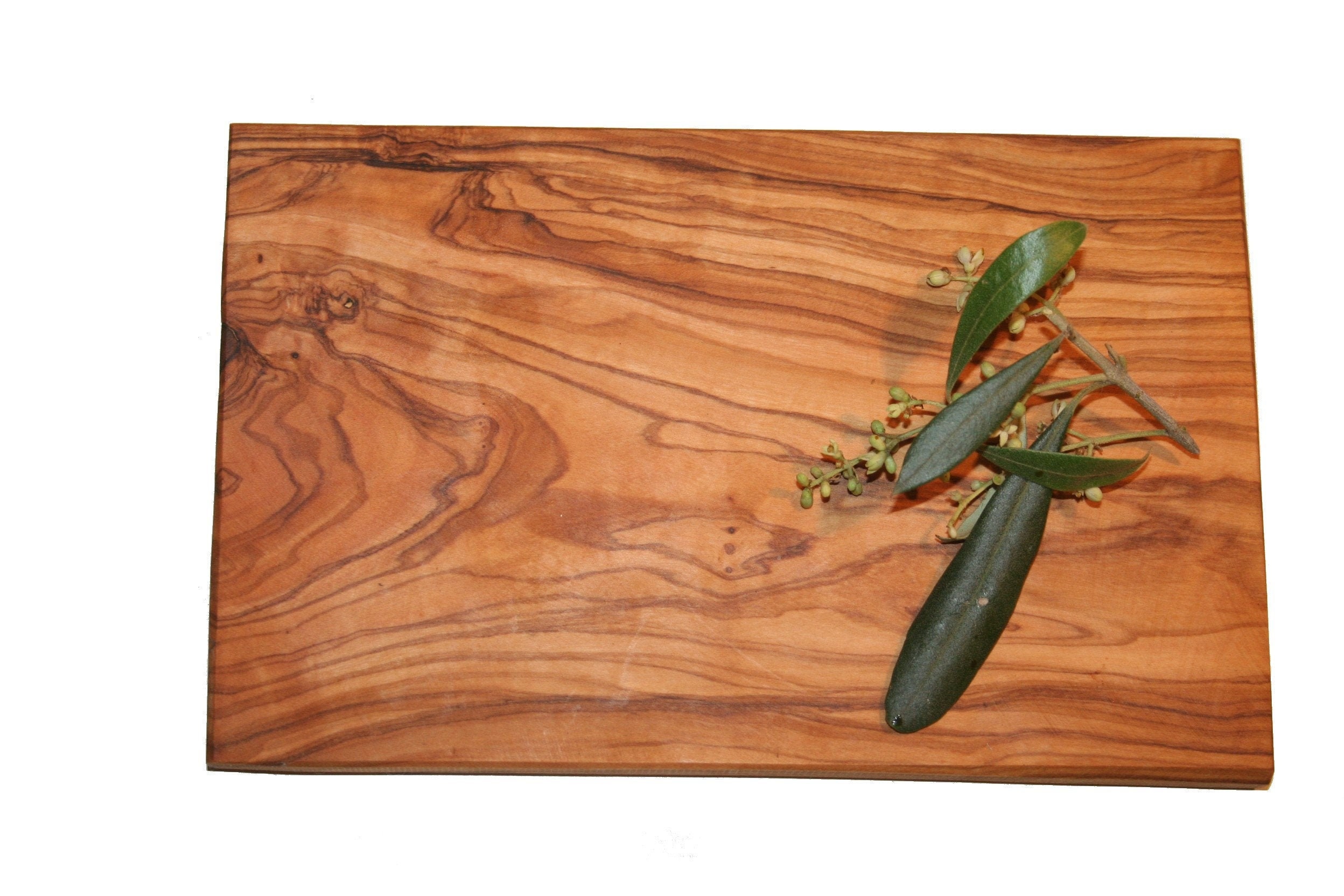 Planchette Rectangulaire Fine Naturelle en Bois d'olivier | 6290