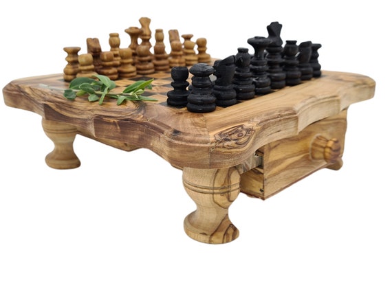 Olive wood Rustic Chess Board with legs MR OLIVEWOOD® Wholesale USA – MR  OLIVEWOOD® Wholesale USA & Canada