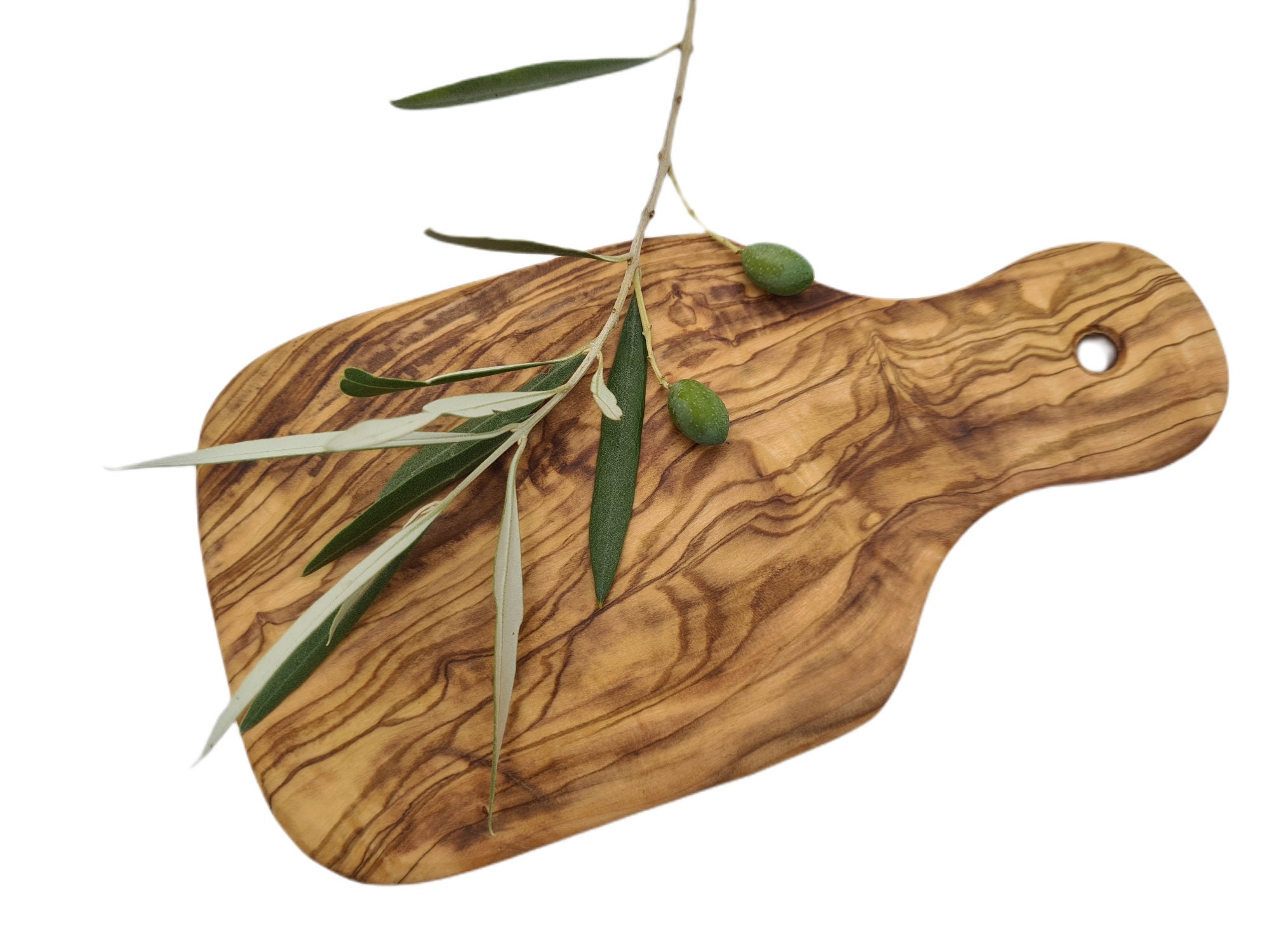 Planchette à Saucisson Petit Modèle en Bois d'olivier | 6298