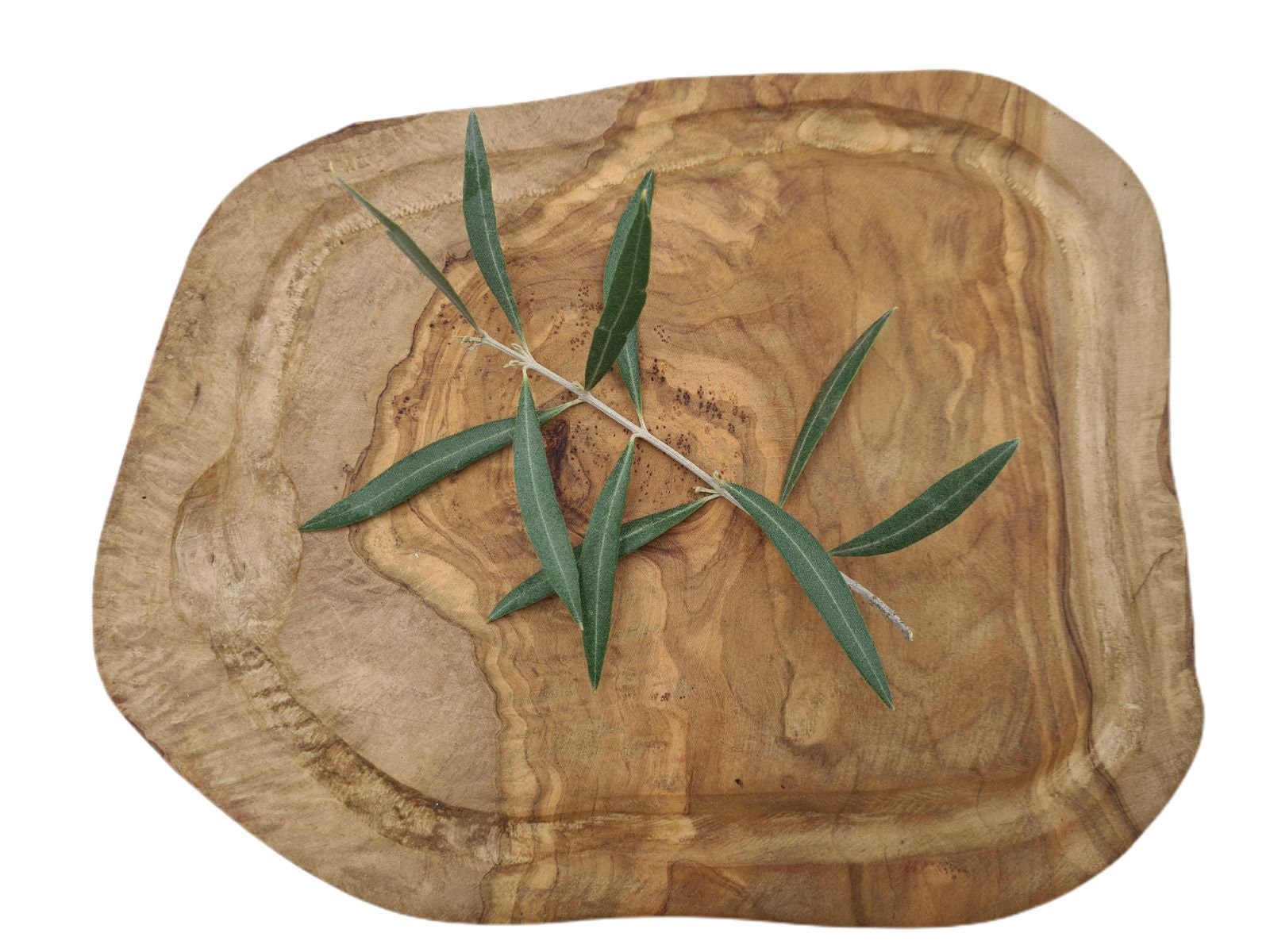 Planche à Viande Naturelle Rustique en Bois d'olivier | 6347