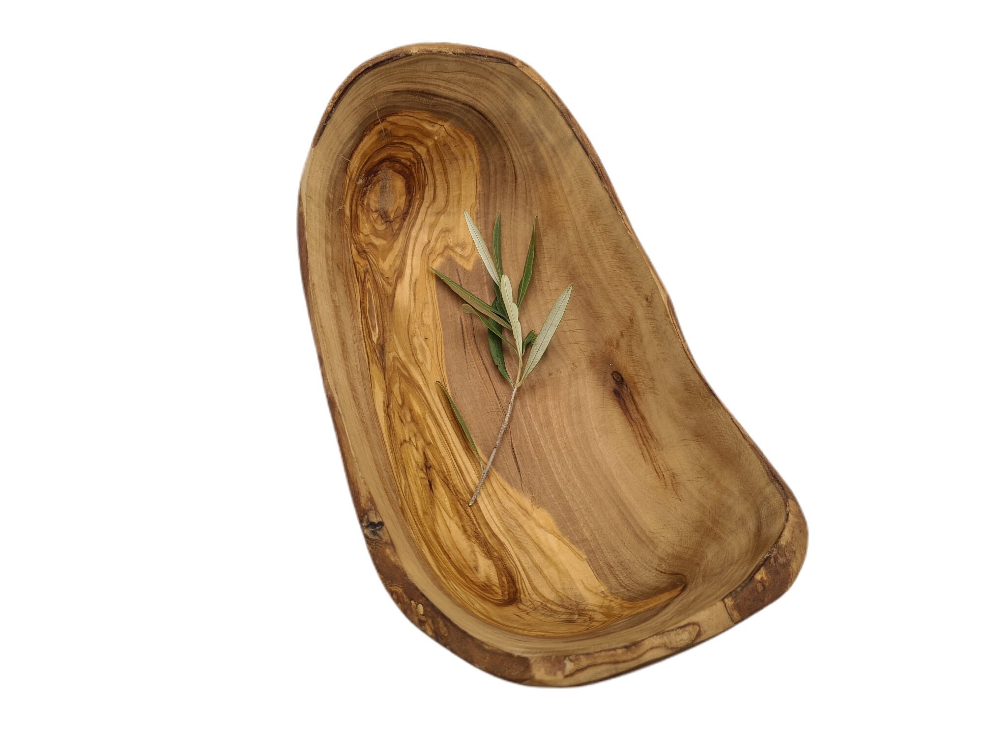 Coupe à Fruits Naturelle 32 cm en Bois d'olivier | 3550