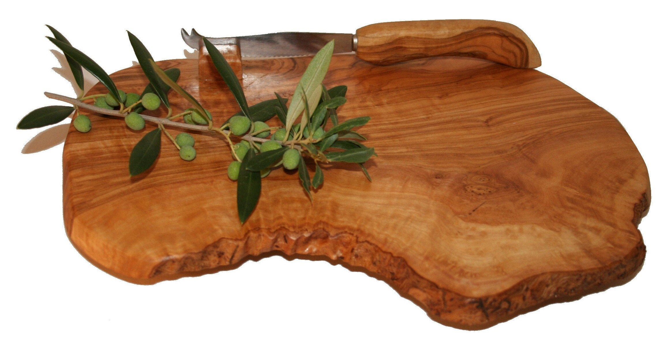 ref 6267 Trio d/'assiettes en bois d/'olivier