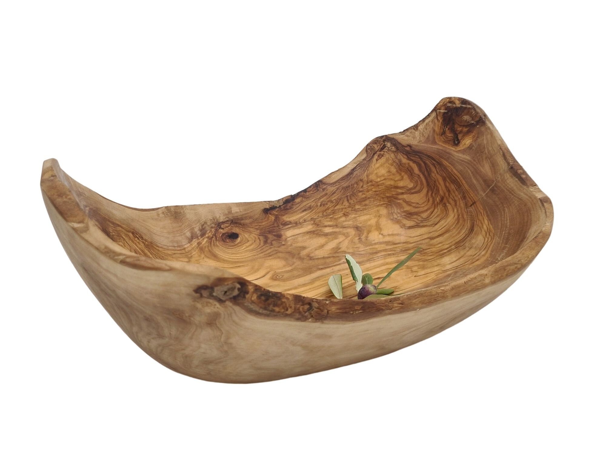 Coupe à Fruits Naturelle en Bois d'olivier | 3540