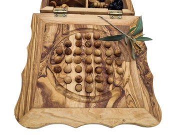 Coffret neuf en bois d'olivier a 4 jeux - Jeux & Jouets