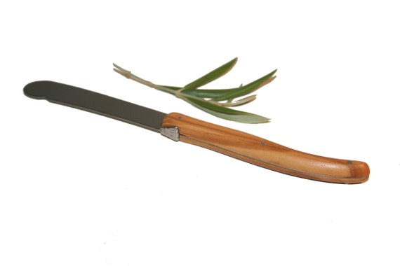 Couteau de table Laguiole manche en olivier