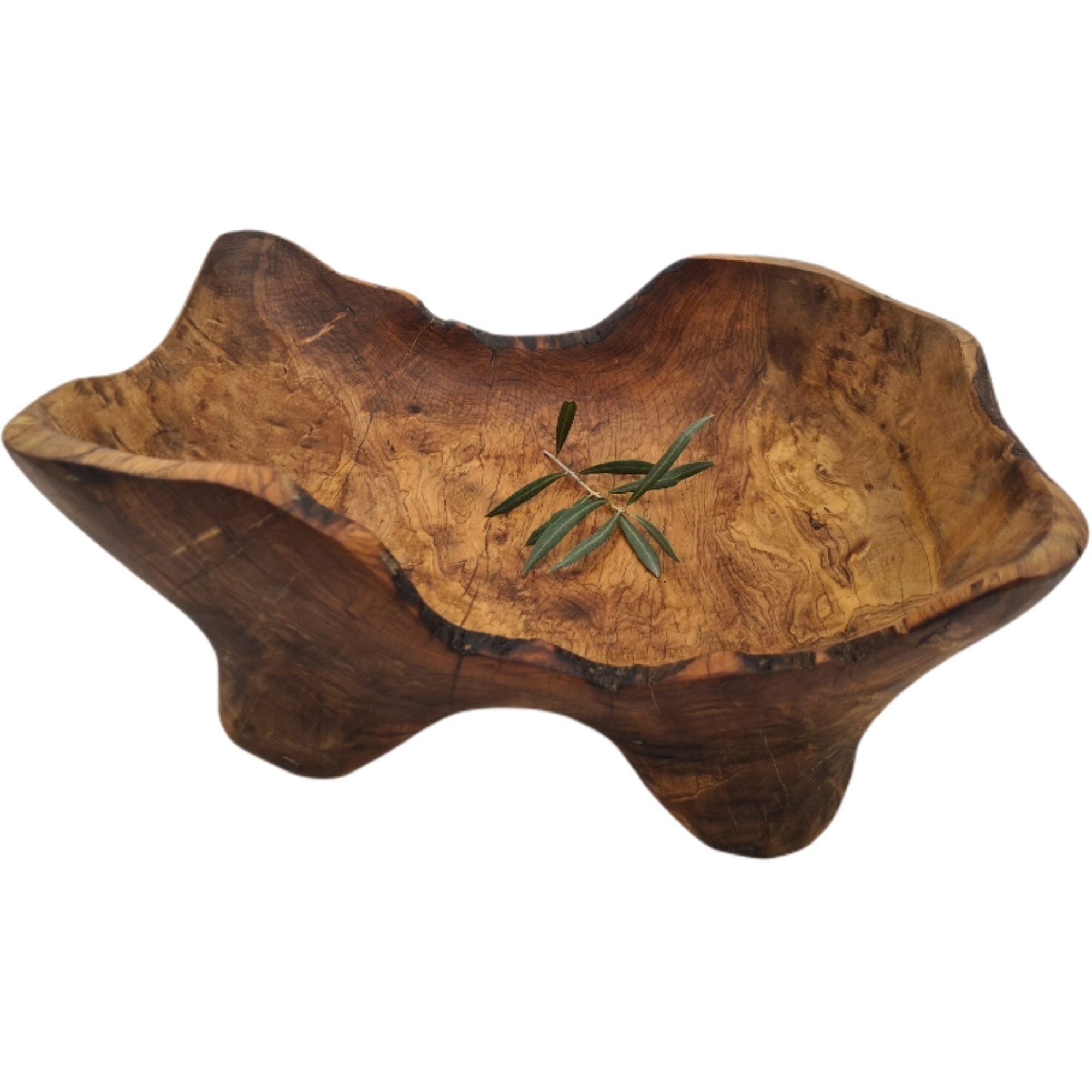 Coupe à Fruits sur Pieds en Bois d'olivier | 412