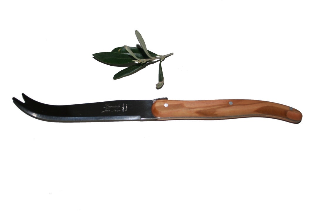LAGUIOLE Cheese Knife Olive Wood Handle 7013 Etsy