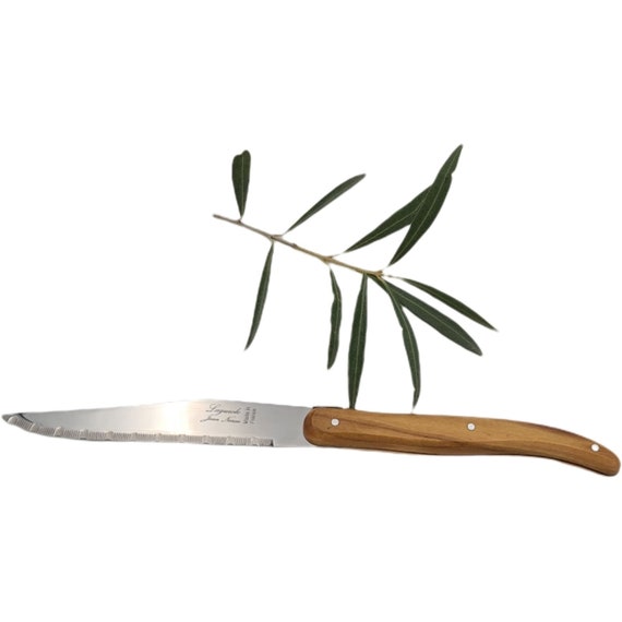 LAGUIOLE Table Knife Olive Wood Handle 7006 