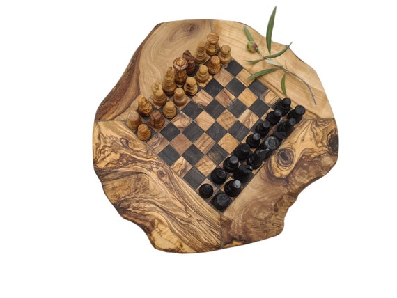 Olive Wood Chess Set 8106 