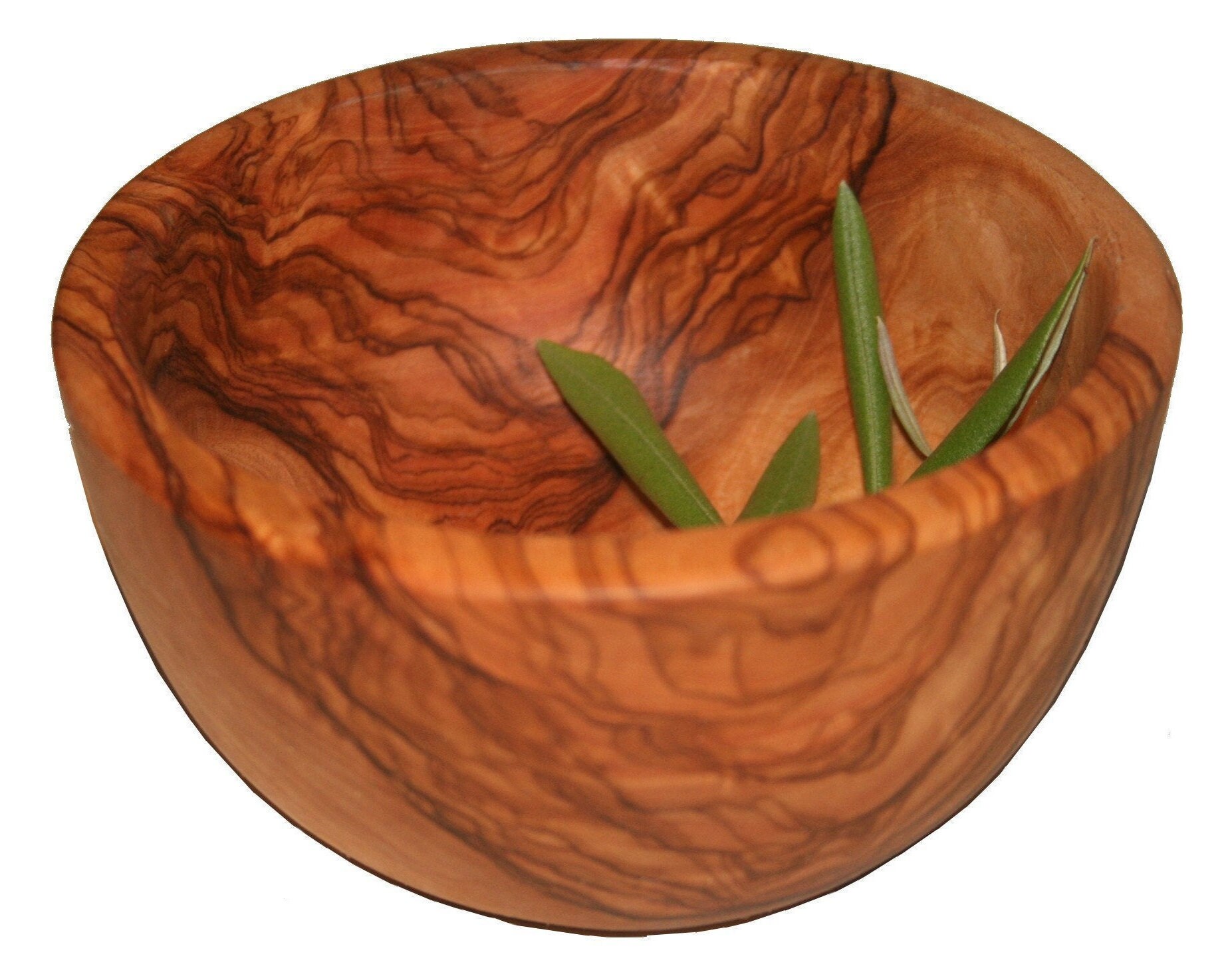 Bol Rond Naturel 14 cm en Bois d'olivier | 5272