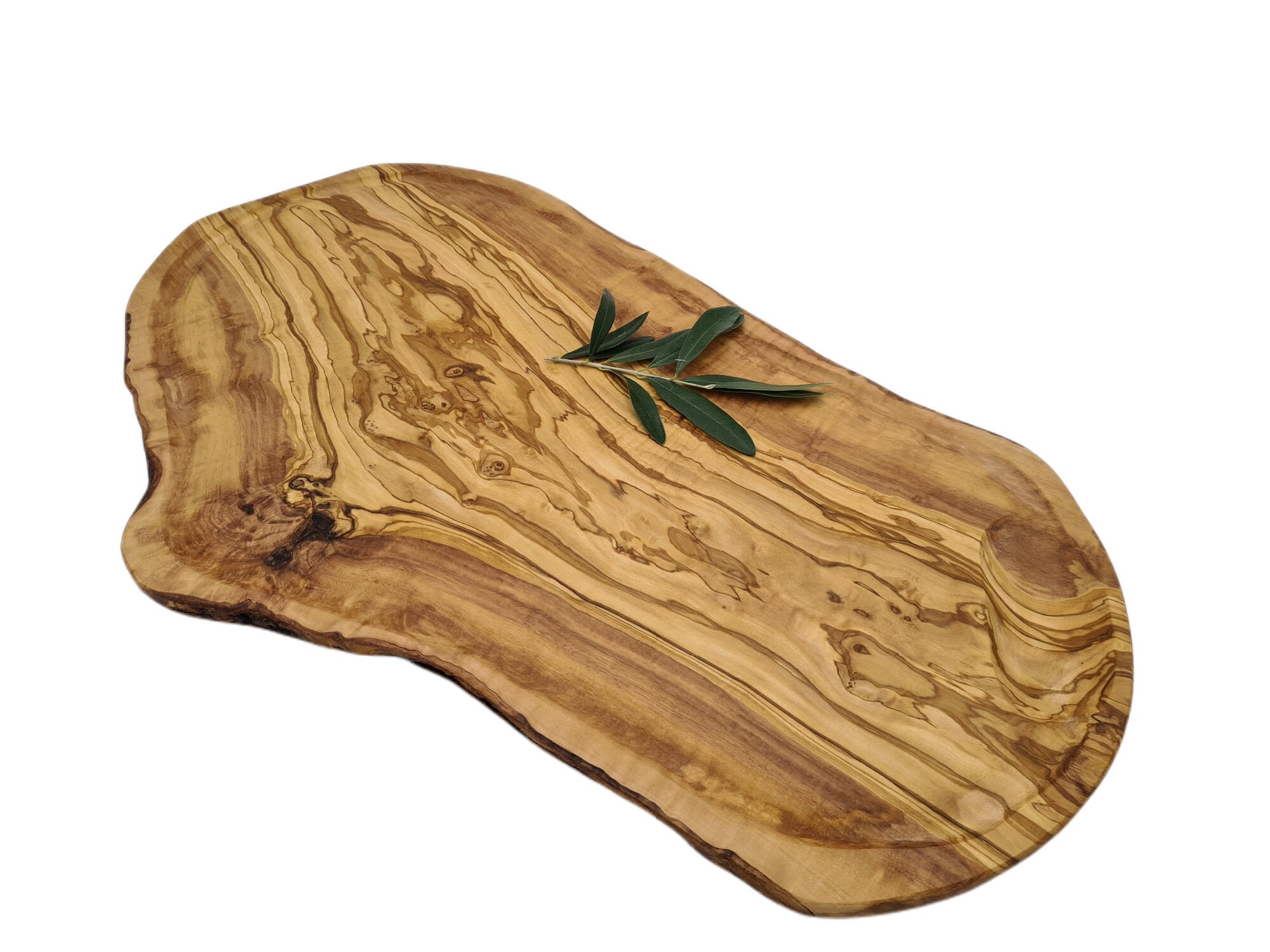 Planche à Viande Naturelle Rustique en Bois d'olivier | 6356