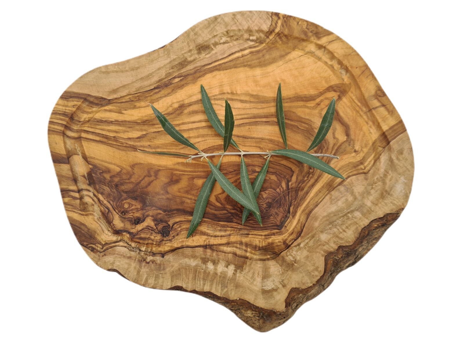 Planche à Viande Naturelle Rustique en Bois d'olivier | 6372