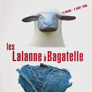 The LALANNEs at Bagatelle, poster 1998, François-Xavier and Claude LALANNE,