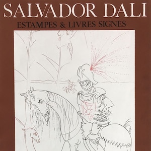 Salvador DALI - Poster Gallery PARIS-BEAUBOURG 1976