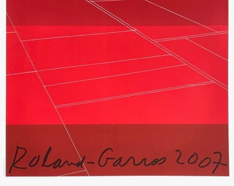 Roland Garros 2007 poster by KATE SHEPHERD