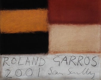 Sean SCULLY - ROLAND-GARROS 2001 Poster