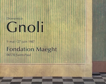 Domenico Gnoli - Empty House - Vintage Poster Fondation Maeght 1987