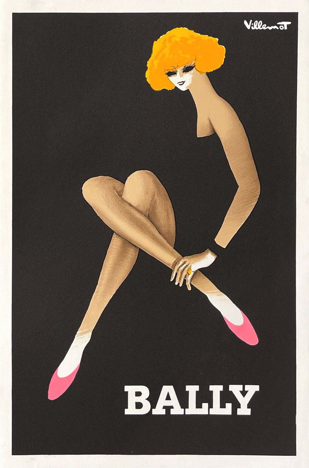 Bernard VILLEMOT - BALLY - 1982 - lithograph poster
