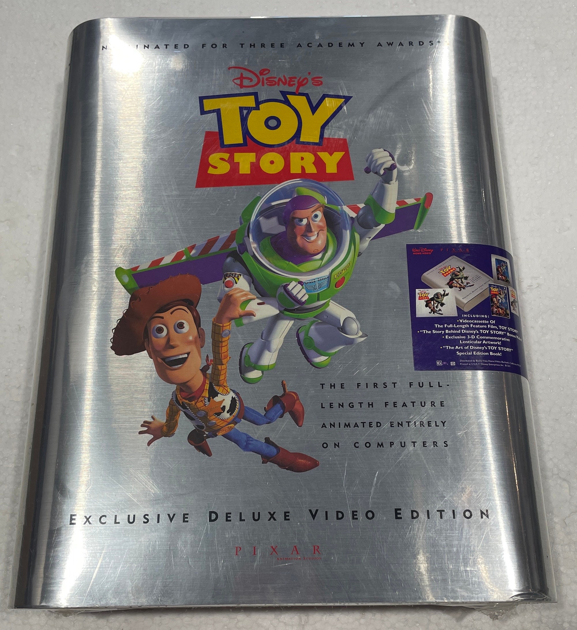 Vintage Toy Story Exclusive Deluxe Video Edition Pixar
