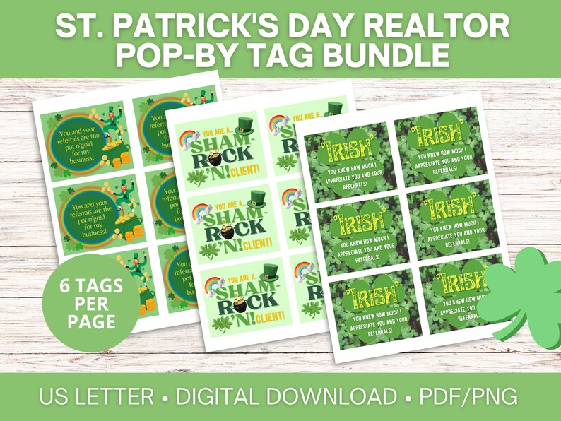st patricks day real estate pop bys