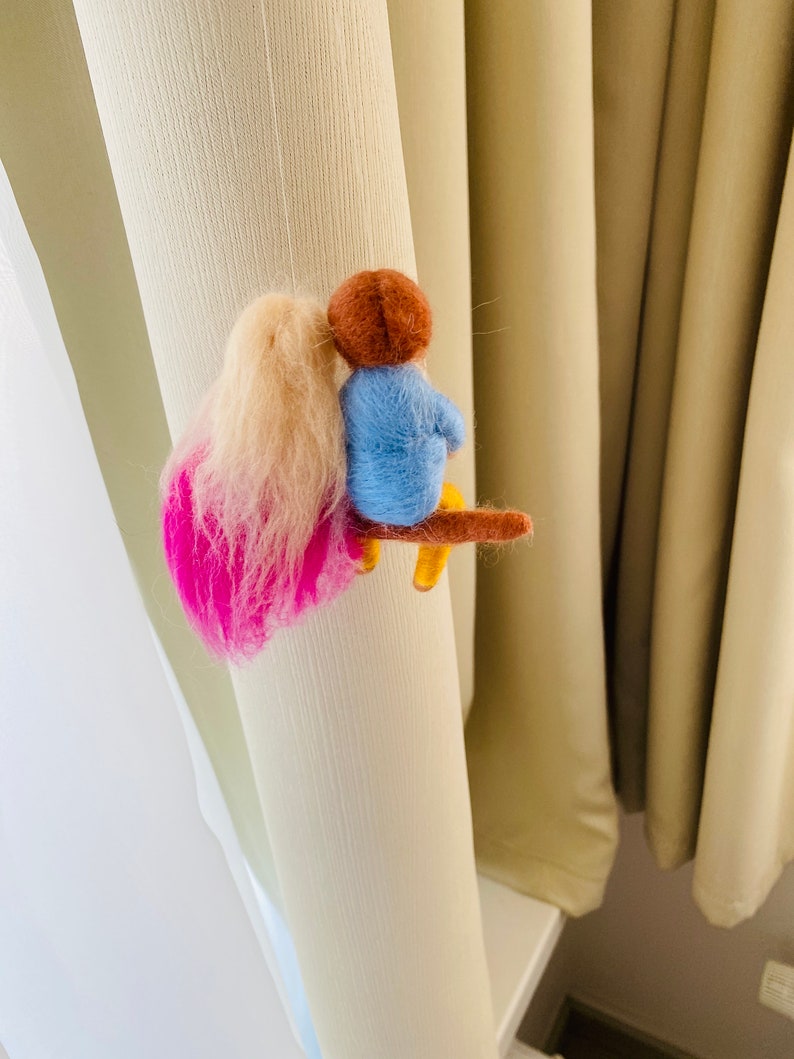 Felt couple Waldorf dolls romantic decorations gift for couple