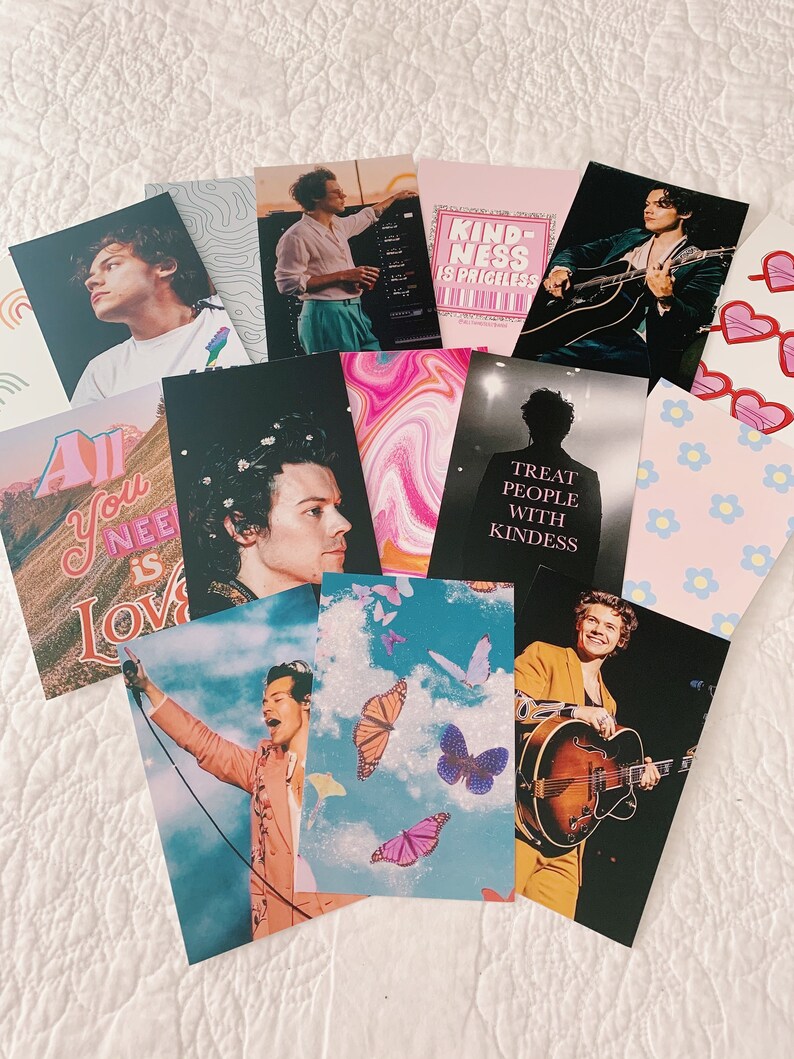 Harry Styles Treat People With Kindness Mood Board Prints 15 Etsy