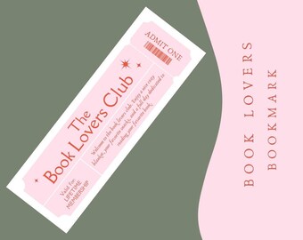 The Book Lovers Club Bookmark