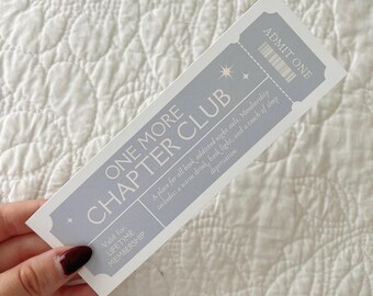 One More Chapter Bookmark
