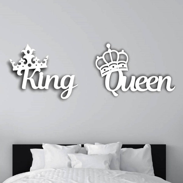 King and Queen Wall Art Etsy