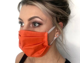orange face mask