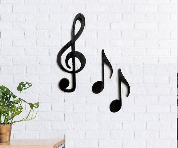 Houten muziek decoratie muur hout moderne - Etsy