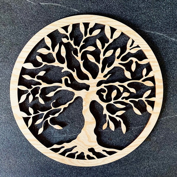 Large Tree of Life Wall Decoration,  up to 90 cm, Wooden Tree Decoration, Wall Art,  Home Decor, Nature Decoration, Life, Family