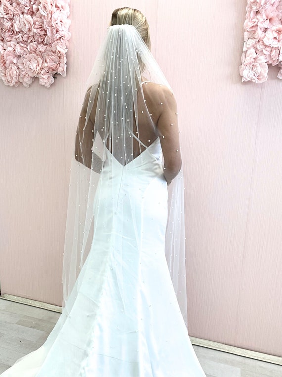 Velo da sposa Lunghezza cattedrale Fiori 3D Veli da sposa con pettine Velo da sposa con copertura lunga 3M di larghezza Personalizzato  320