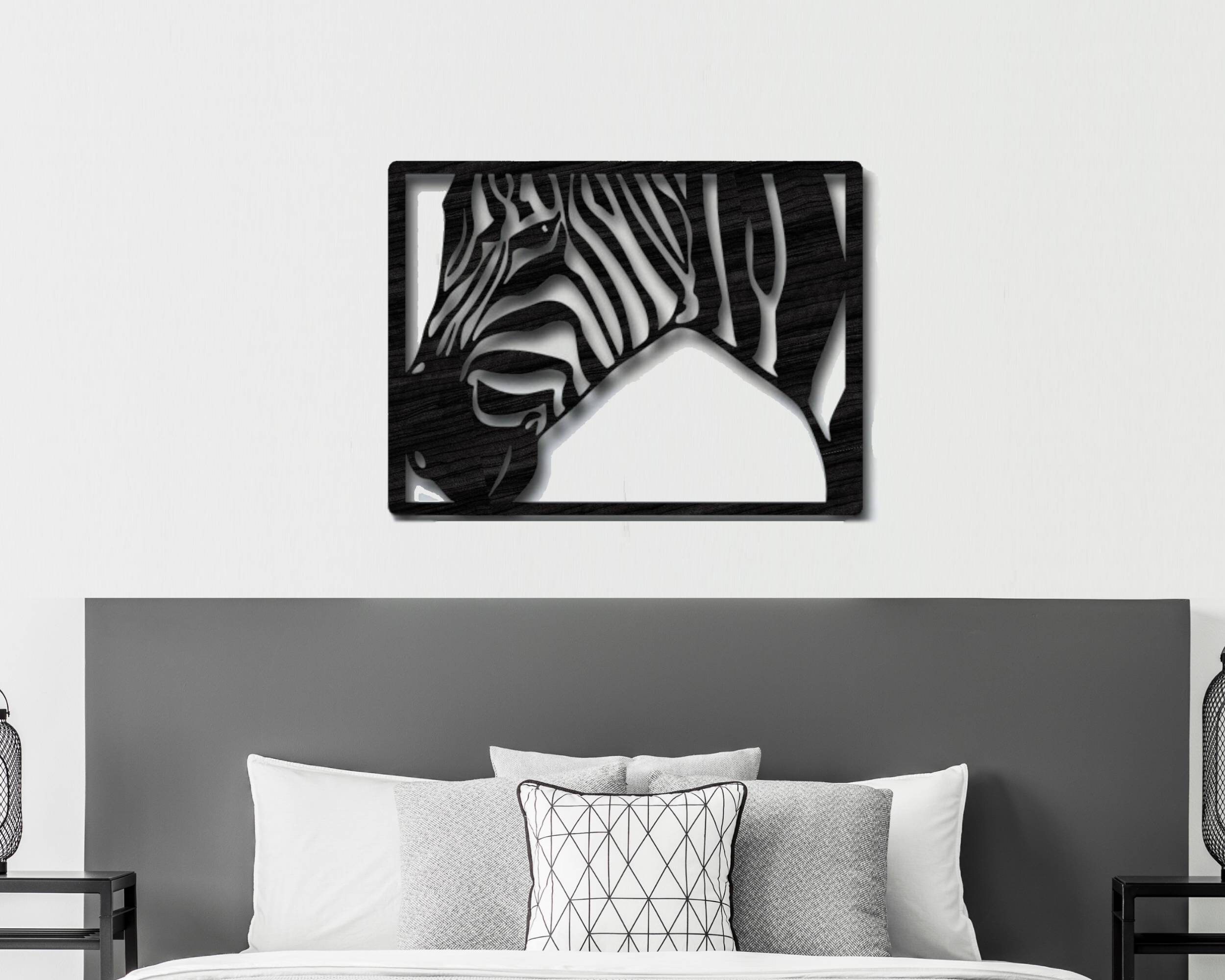 Zebra wanddeko