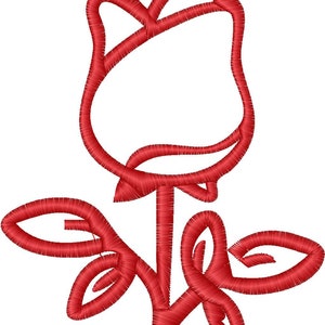 Rose Embroidery Design, 7 sizes , Embroidery , Rose Embroidery , Rose , Machine Embroidery Design , Rose shapes Design , Instant