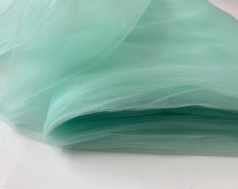 5 M de 150 mm Large Soft Nylon Forrest Green Tulle Net Tissu Mariage/Tutu/Artisanat