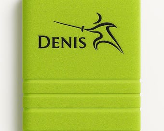 Serviette d'escrime personnalisée : serviette de sport en coton brodée