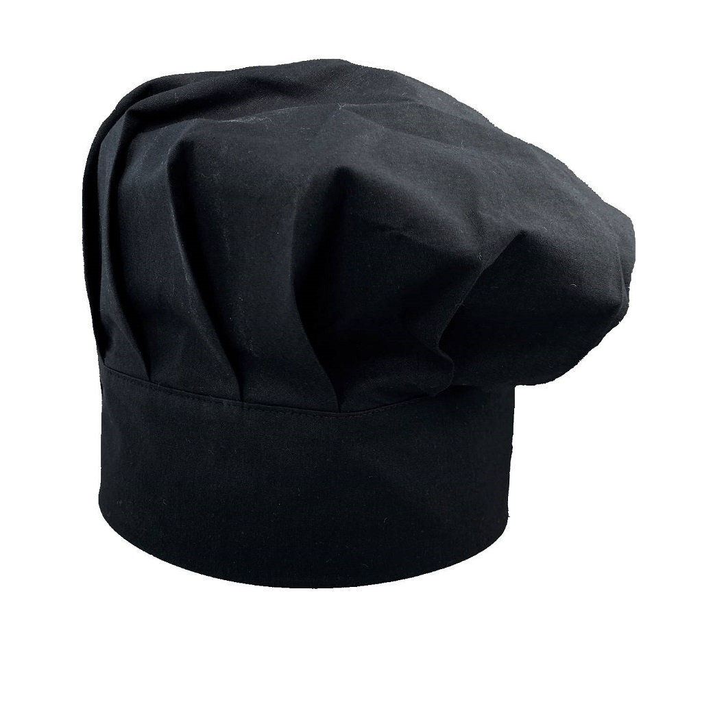 Black Chef's Hat Cooking Chef Hat Cotton Hat Restaurant Etsy