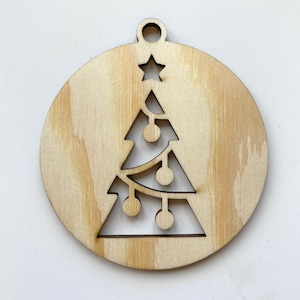 Christmas Wooden Tree  Decoration, Christmas Tree Modern Decoration,Hanging Wooden Christmas Decoration, Wooden Decoration Ornament