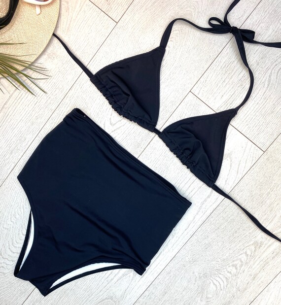 High waisted swimming suits deals