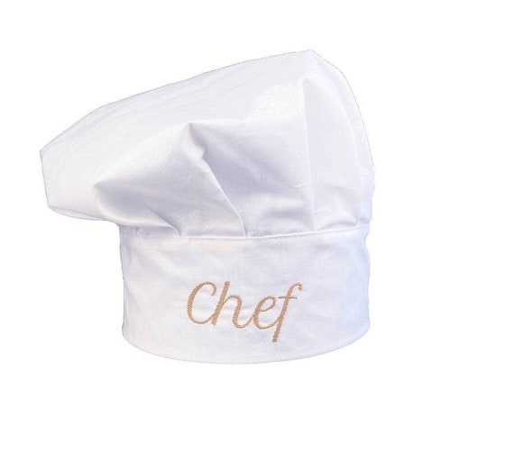Chapeau de chef Chapeau de cuisine Chef Broderie Coton Chapeau De