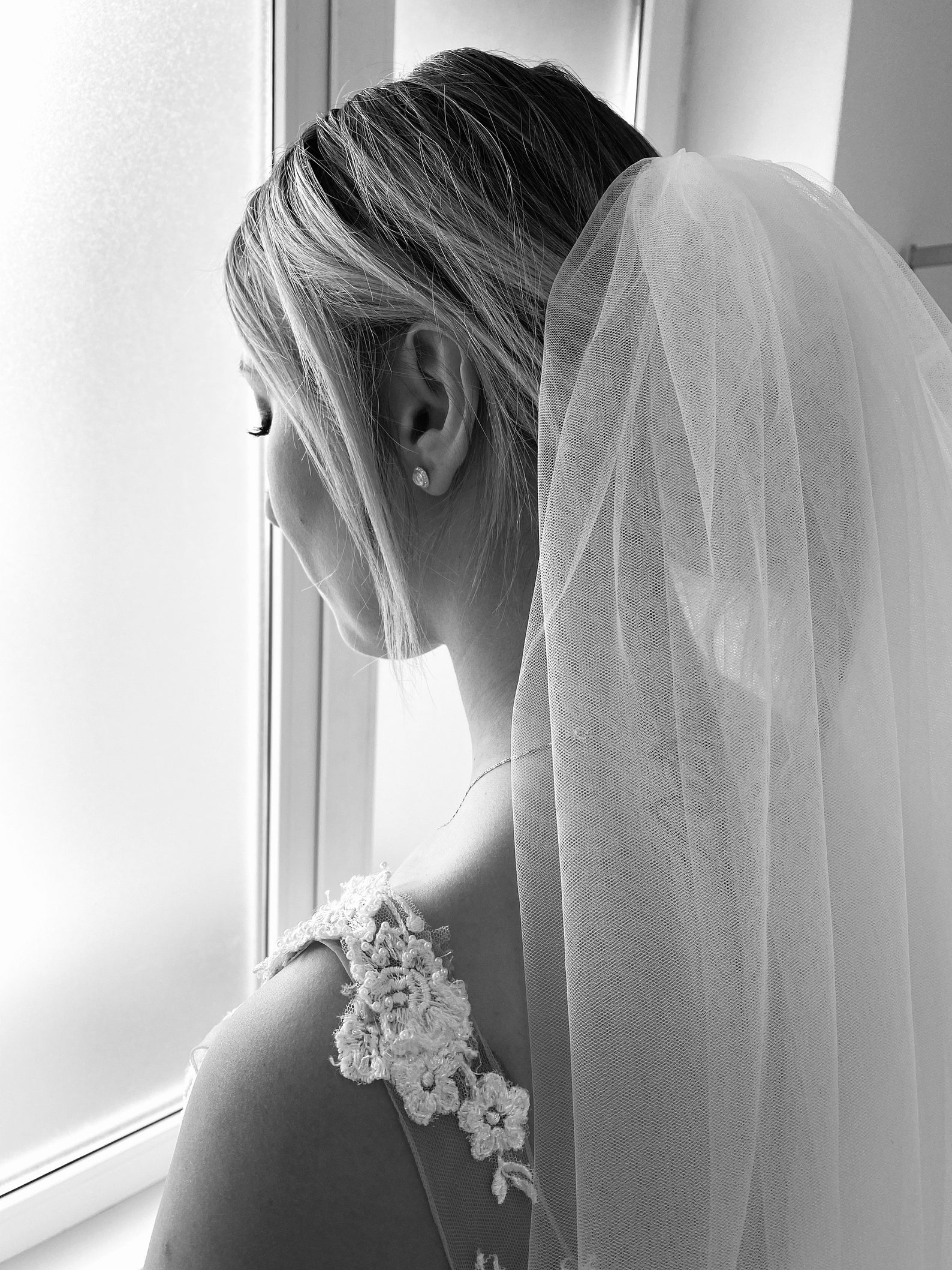 Wedding Veil Tulle Bridal Veil Wedding Long Veil Bride Etsy UK