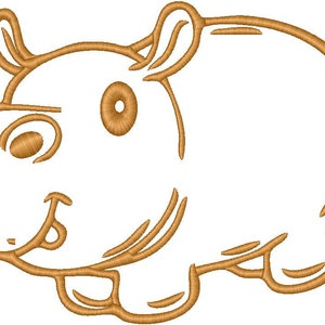 Hippo Embroidery Design , 7 sizes , Embroidery , Hippo Embroidery , Hippo , Machine Embroidery Design , Hippo shapes Design , Instant